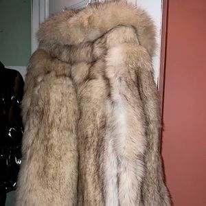 Silver fox fur